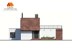 Проект дома в стиле минимализм АС-285