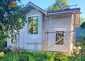 Двухэтажный дом с крытой террасой в п. Сиверский