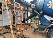 Подача бетонного раствора