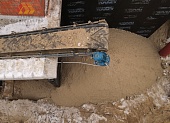Транспортировка песка конвейером