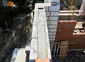 Заполнение U-блоков бетоном