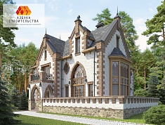 Проект дома в замковом стиле в п. Воейково