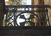 Кованное ограждение балкона